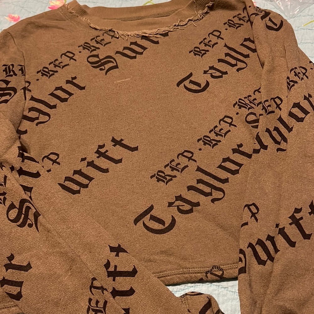 Olive green rep sweater